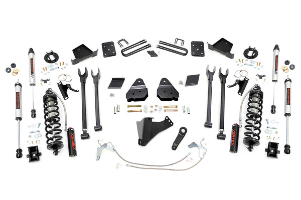 Rough Country - 6 Inch Lift Kit - 4-Link - No OVLD - C/O V2 - Ford F-250 Super Duty (11-14)