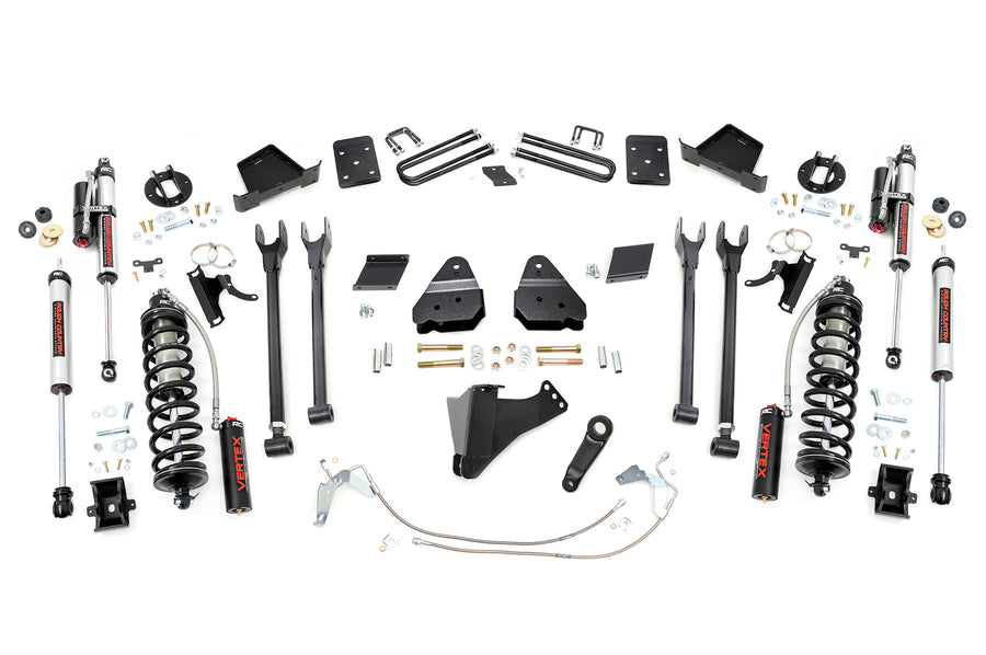 Rough Country - 6 Inch Lift Kit - 4-Link - No OVLD - C/O Vertex - Ford F-250 Super Duty (11-14)