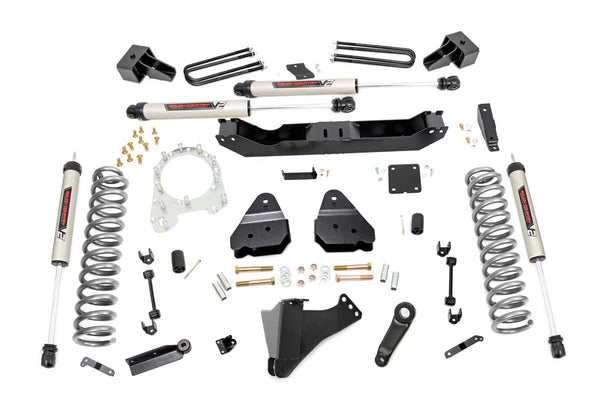 Rough Country - 4.5 Inch Lift Kit - Dually - V2 - Ford F-350 Super Duty 4WD (2017-2022)