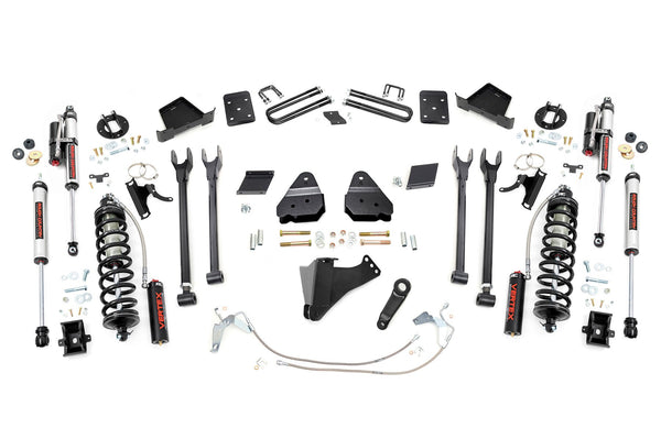 Rough Country - 6 Inch Lift Kit - 4-Link - OVLD - C/O Vertex - Ford F-250 Super Duty (11-14)