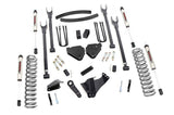 Rough Country - 6 Inch Lift Kit - Diesel - 4 Link - OVLDS - V2 - Ford F-250/F-350 Super Duty (05-07)