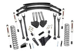 Rough Country - 6 Inch Lift Kit - Gas - 4 Link - RR Spring - V2 - Ford F-250/F-350 Super Duty (05-07)