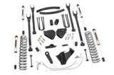 Rough Country - 6 Inch Lift Kit - Diesel - 4 Link - V2 - Ford F-250/F-350 Super Duty (08-10)