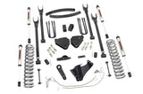 Rough Country - 6 Inch Lift Kit - Gas - 4 Link - V2 - Ford F-250/F-350 Super Duty 4WD (08-10)