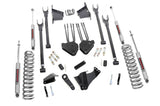 Rough Country - 8 Inch Lift Kit - 4 Link - RR Blocks - Ford F-250/F-350 Super Duty 4WD (05-07)
