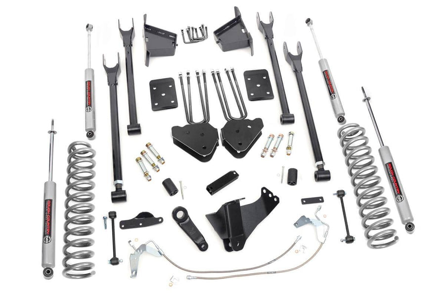 Rough Country - 8 Inch Lift Kit - 4 Link - Ford F-250/F-350 Super Duty 4WD (2008-2010)