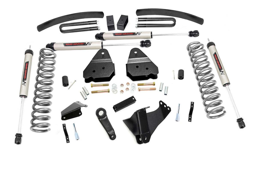Rough Country - 6 Inch Lift Kit - Gas - V2 - Ford F-250/F-350 Super Duty 4WD (2005-2007)
