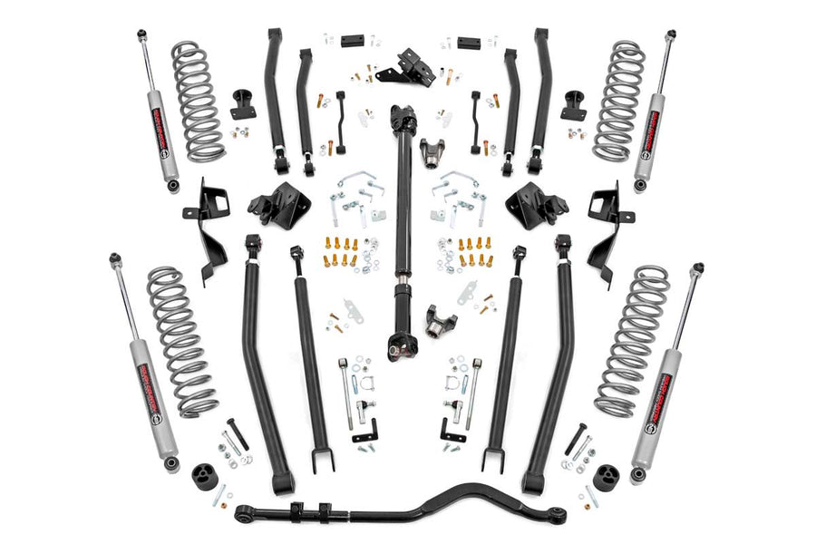 Rough Country - 6 Inch Lift Kit - Long Arm - Jeep Wrangler Unlimited 4WD (2018-2023)