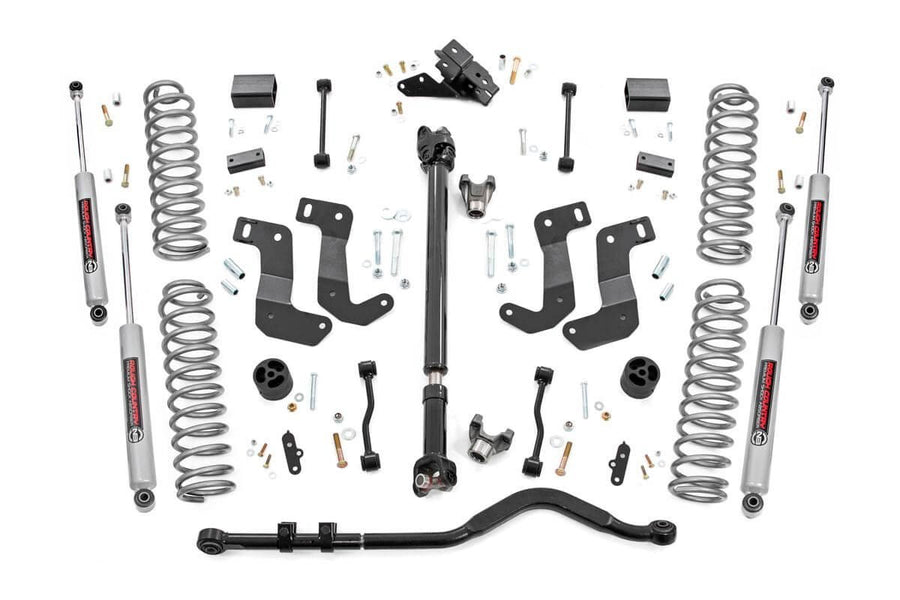 Rough Country - 3.5 Inch Lift Kit - C/A Drop - FR D/S - Jeep Wrangler JL 4WD (2018-2023)