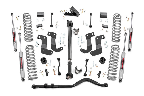 Rough Country - 3.5 Inch Lift Kit - C/A Drop - Front D/S - Jeep Wrangler JL 4WD (2024-2025)