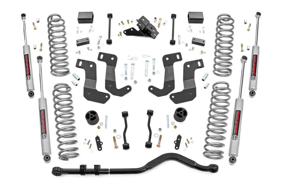 Rough Country - 3.5 Inch Lift Kit - C/A Drop - 2-Door - Jeep Wrangler JL 4WD (2024-2025)