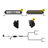 Tiny Monster 62TA4 Tiny Monster Grille Kit For Toyota Tundra TRD Pro/Sport/Offroad 2022-25 (4 Light Bars Harness Brackets)