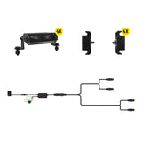 Tiny Monster 63TB4 Tiny Monster Grille Kit For Toyota Tundra SR5 2022-25 (4 Light Bars Harness Brackets)