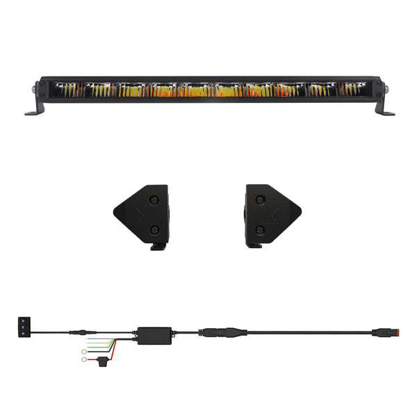 Tiny Monster 64TA1 Tiny Monster Grille Kit For Toyota Tundra TRD Pro 2022-25 (1 Light Bar Harness Brackets)
