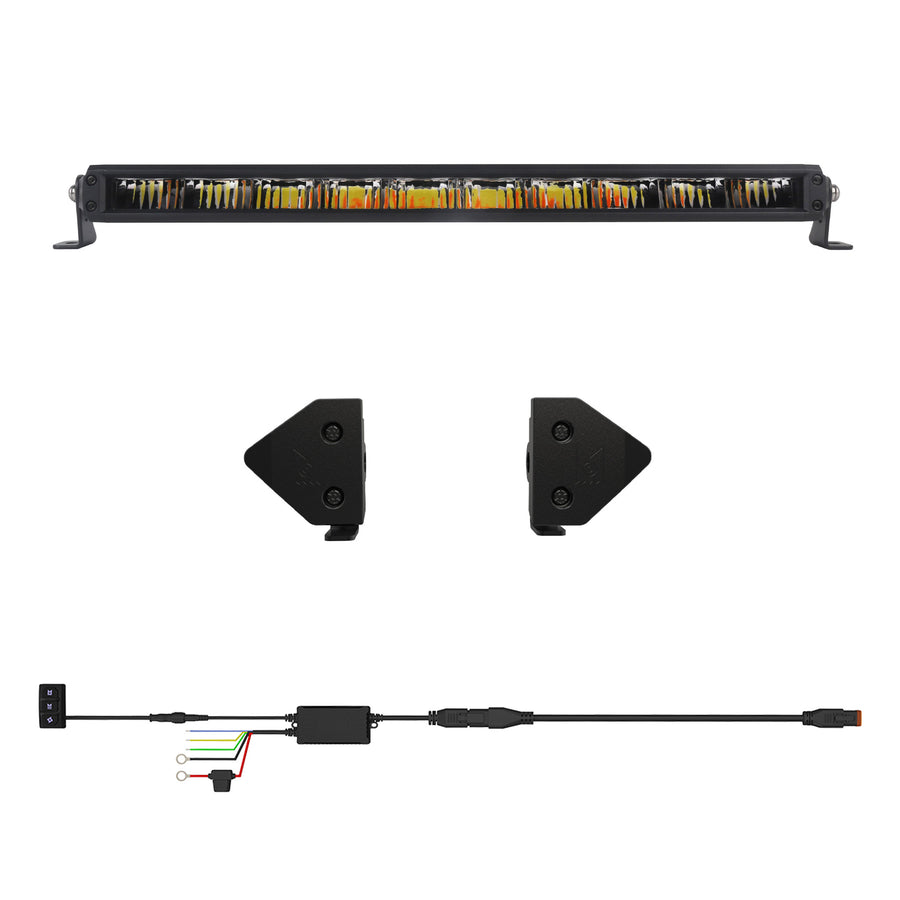 Tiny Monster 64TA1 Tiny Monster Grille Kit For Toyota Tundra TRD Pro 2022-25 (1 Light Bar Harness Brackets)