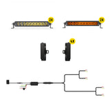 Tiny Monster 65R44 Tiny Monster Grille Kit For Honeycomb Style Grille Universal (4 Light Bars Harness Brackets)
