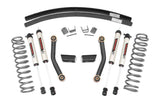 Rough Country - 3 Inch Lift Kit - SII - RR AAL - V2 Shocks - Jeep Cherokee XJ 2WD/4WD (84-01)
