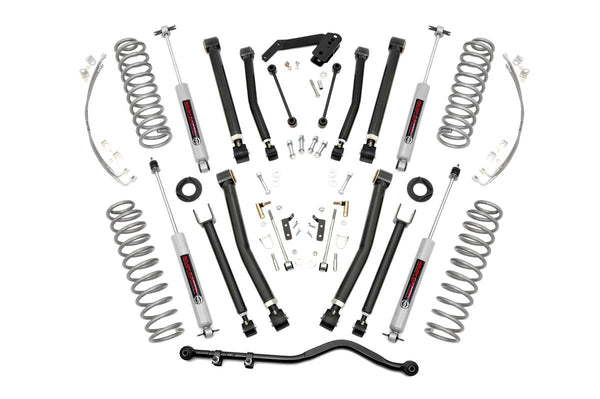 Rough Country - 4 Inch Lift Kit - X-Series - Jeep Wrangler Unlimited 2WD/4WD (2007-2018)