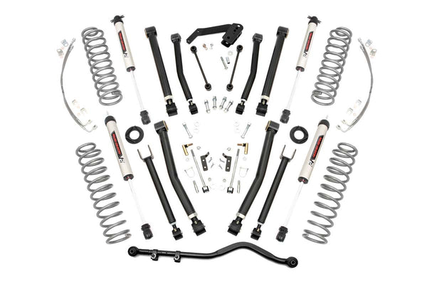 Rough Country - 4 Inch Lift Kit - X-Series - V2 - Jeep Wrangler JK 4WD (2007-2018)