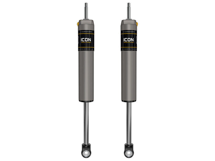 ICON 2005-2025 Ford F-250/F-350 Super Duty 4WD 7” Lift Front V.S. 2.5 Aluminum Series Shock Absorbers Internal Reservoir Pair