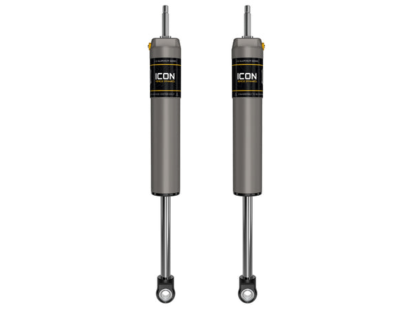 ICON 2023-2025 Ford F-250/F-350 Super Duty 4WD 4.5” Lift Front V.S. 2.5 Aluminum Series Shock Absorbers Internal Reservoir Pair