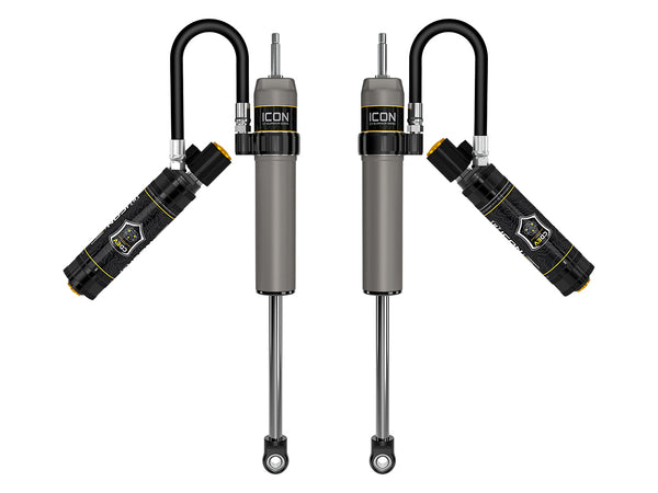 ICON 2017-2025 Ford F-250/F-350 Super Duty 4WD 0-2.5” Lift Front V.S. 2.5 Aluminum Series Shock Absorbers Remote Reservoir W/ CDEV Pair