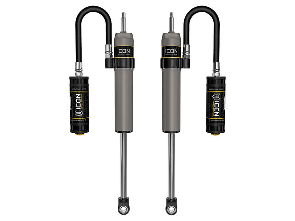 ICON 2023-2025 Ford F-250/F-350 Super Duty 4WD 4.5” Lift Front V.S. 2.5 Aluminum Series Shocks Remote Reservoir Pair