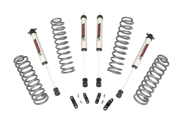 Rough Country - 2.5 Inch Lift Kit - Coils - V2 - Jeep Wrangler Unlimited 2WD/4WD (2007-2018)
