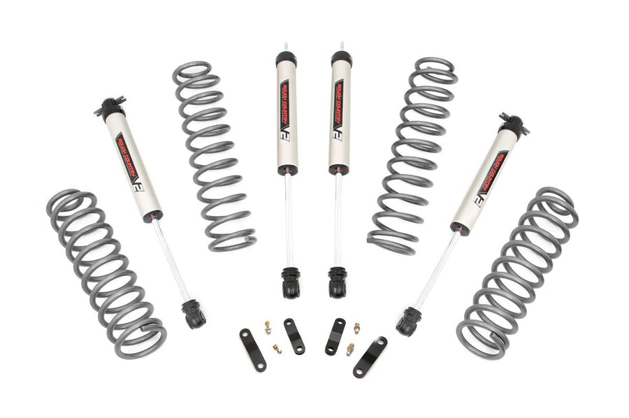 Rough Country - 2.5 Inch Lift Kit - Coils - V2 - Jeep Wrangler Unlimited 2WD/4WD (2007-2018)