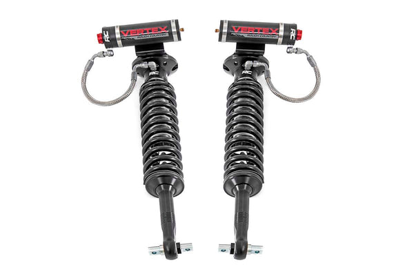 Rough Country - Vertex 2.5 Remote Reservoir Leveling Coilovers - 2 Inch - Ford F-150 (14-25)
