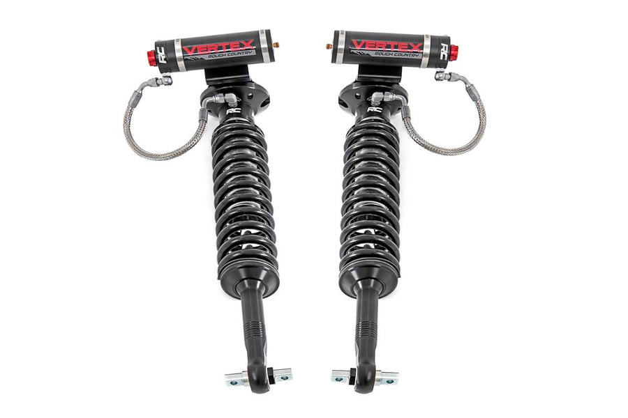 Rough Country - Vertex 2.5 Remote Reservoir Leveling Coilovers - 2 Inch - Ford F-150 (14-25)