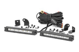 Rough Country - 6 Inch Chrome Series LED Light Bar- Slim Line - Pair