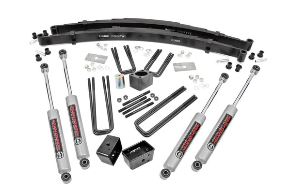 Rough Country - 4 Inch Lift Kit - Rear Blocks - Dodge W200 Truck/W300 Truck 4WD (1978-1980)
