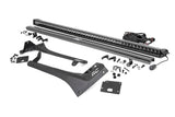 Rough Country - LED Light Kit - Windshield Mount - 50 In. BLK Single Row - Jeep Gladiator JT/Wrangler JL (18-25)
