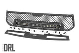 Rough Country - Mesh Grille - 30 In. Dual Row LED - Black - White DRL - Toyota Tundra (14-17)