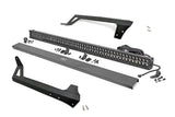 Rough Country - LED Light - Windshield Mnt - 50 In. Black Dual Row - Amber DRL - Jeep Wrangler JK (07-18)