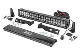 Rough Country - LED Light Kit - Bumper Mount - 20 In. Black Dual Row - Jeep Grand Cherokee WK2 (11-20)