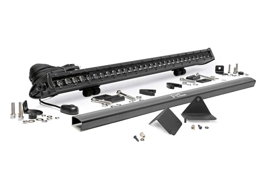 Rough Country - LED Light - Under Bed - 30 In. Black Single Row - Can-Am Defender HD 5/HD 8/HD 9/HD 10