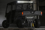Rough Country - LED Light Kit - Cab Mount - 50 In. Black Dual Row - Can-Am Defender MAX HD10
