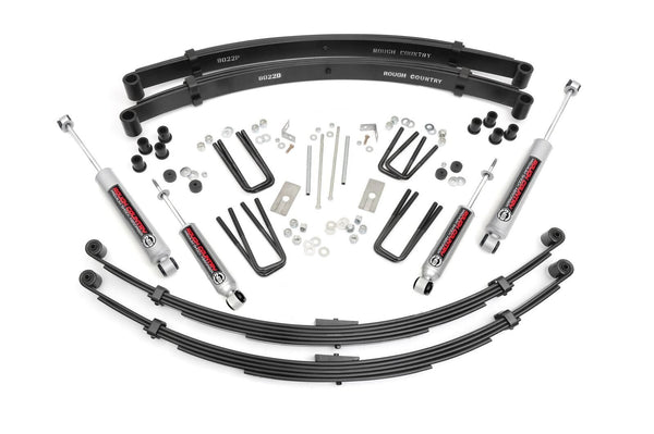 Rough Country - 3 Inch Lift Kit - Rear Springs - Toyota Truck 4WD (1984-1985)