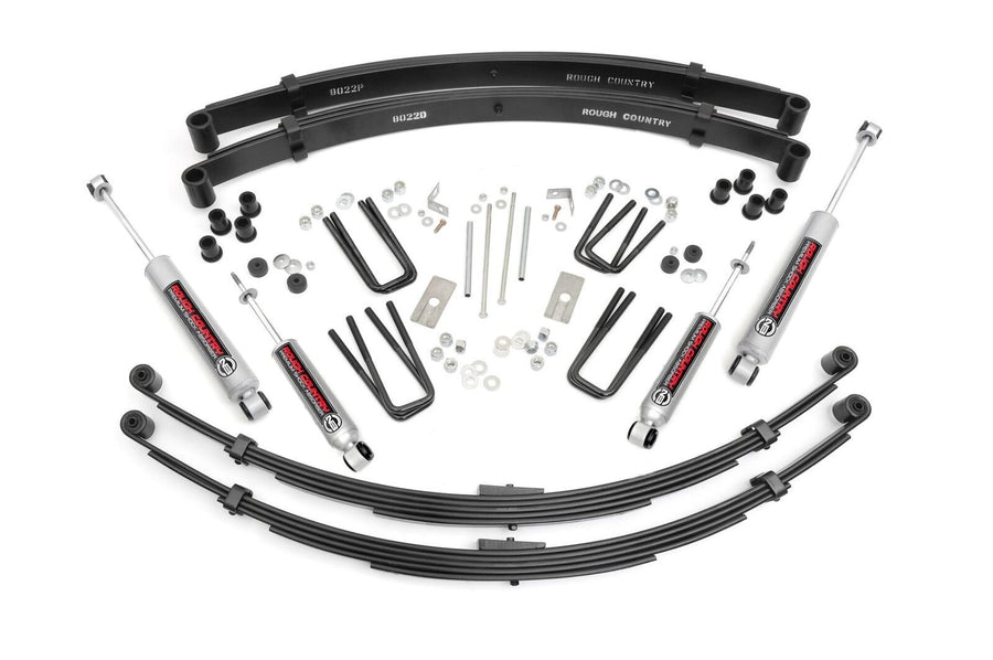 Rough Country - 3 Inch Lift Kit - Rear Springs - Toyota Truck 4WD (1984-1985)
