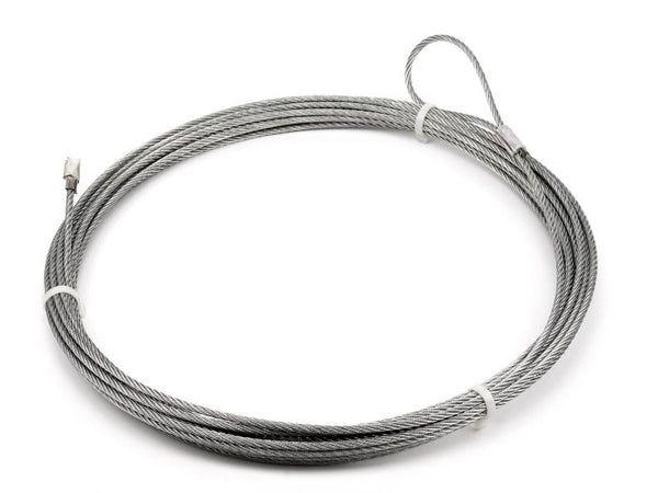 Wire Rope Assembly  1/4 In X 60 Ft  Galvanized