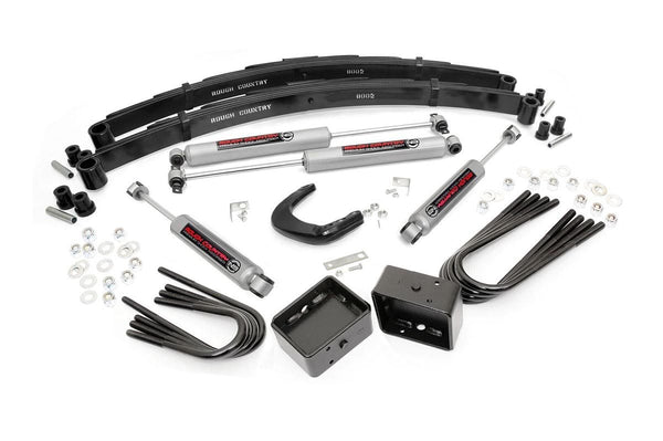 Rough Country - 4 Inch Lift Kit - Chevy/GMC C20/K20 C25/K25 Truck/Half-Ton Suburban (77-91)