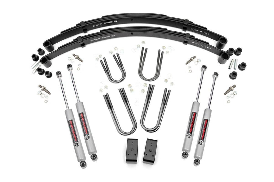Rough Country - 3 Inch Lift Kit - Rear Blocks - Jeep Grand Wagoneer/J10 Truck/J20 Truck/Wagoneer 4WD