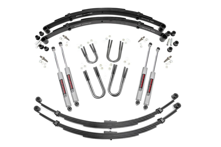 Rough Country - 3 Inch Lift Kit - Rear Springs - Jeep Grand Wagoneer/J10 Truck/J20 Truck/Wagoneer 4WD