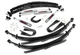 Rough Country - 4 Inch Lift Kit - Rear Springs - Chevy/GMC C10/K10 Truck & SUV/K5 Blazer (77-91)