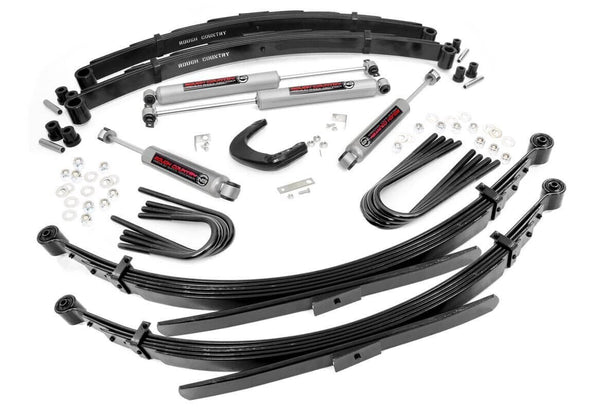 Rough Country - 6 Inch Lift Kit - 52 Inch RR Springs - Chevy/GMC 3/4-Ton Suburban/C25/K25 Truck (77-87)