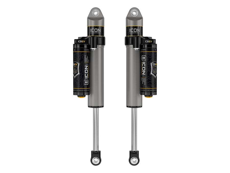 ICON 2023-2024 GMC Canyon/Chevrolet Colorado 0-1” Lift Rear 2.5 VS Piggyback Reservoir W/ CDEV Shocks Pair