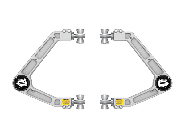 ICON 2023-2024 GMC Canyon/Chevrolet Colorado Trail Boss & ZR2 Billet Upper Control Arms W/ Delta Joint PRO