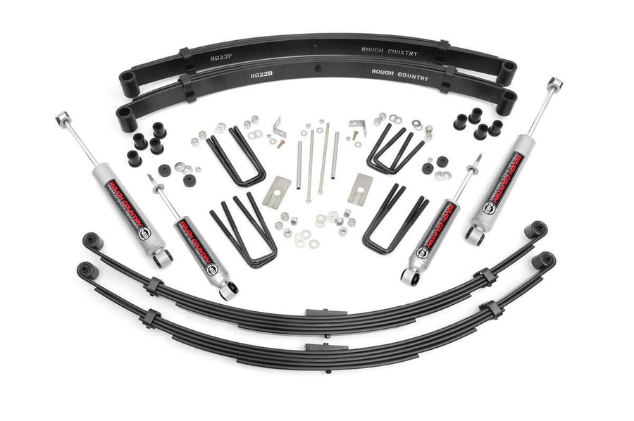 Rough Country - 3 Inch Lift Kit - RR Springs - Toyota Truck 4WD (1979-1983)